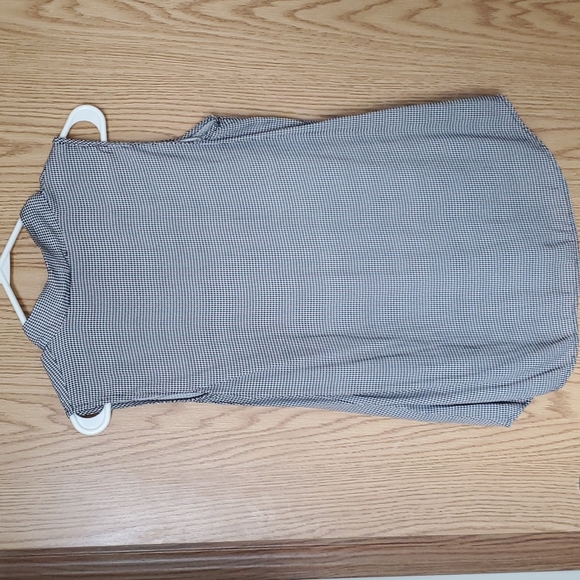 Houndtooth blouse sleeveless - Picture 3 of 4